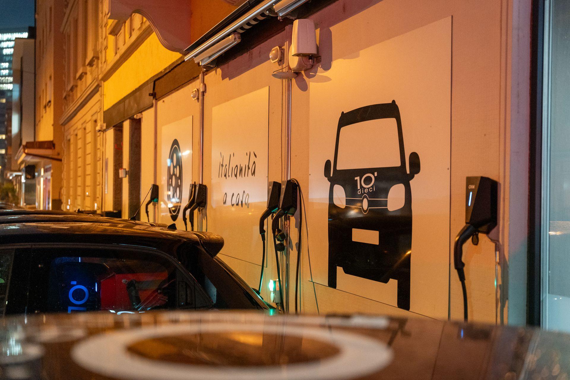 Swiss pizza delivery service dieci uses Easee EV chargers for their fleet